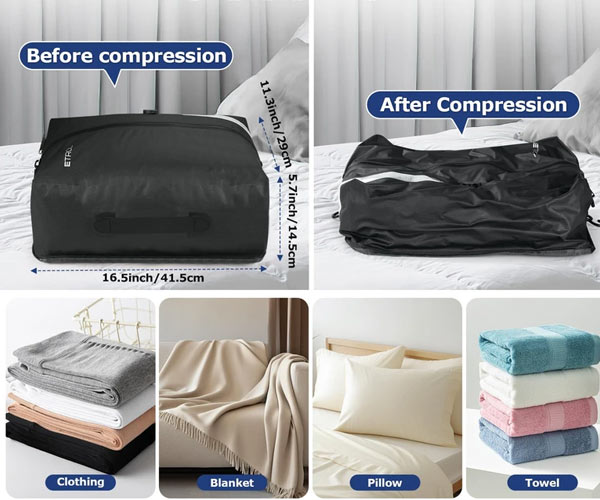 Applications for TPU Travel Vacuum Storage Bags