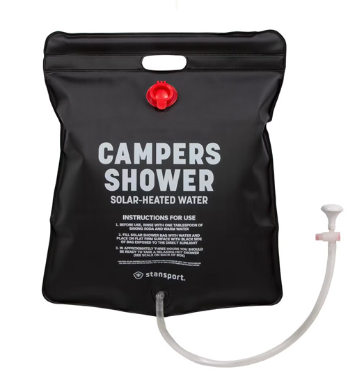 Camping Shower Bag with Hose & Nozzle