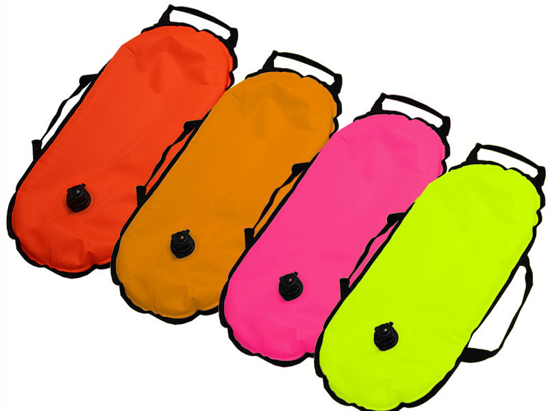 Custom logo swim buoy for swimming clubs triathlon events and private label programs