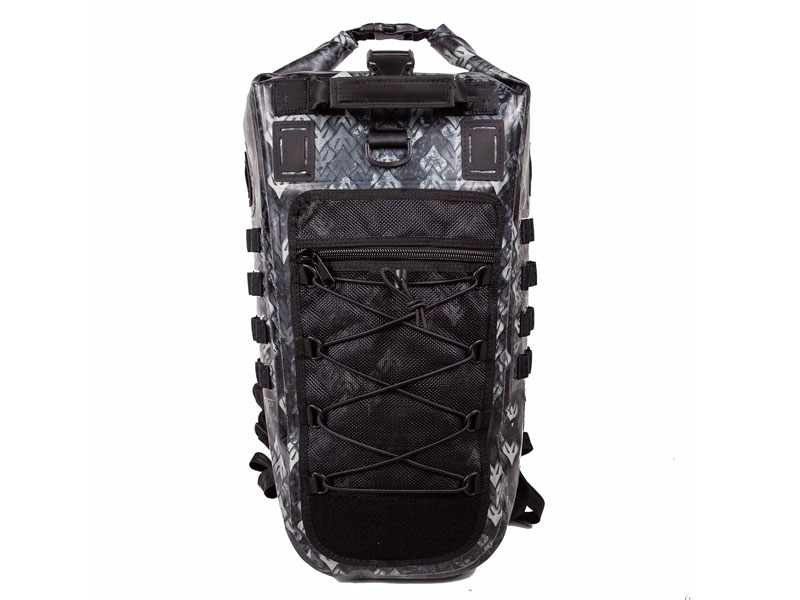 Tactical camo TPU waterproof backpack for outdoor fishing kayaking and camping