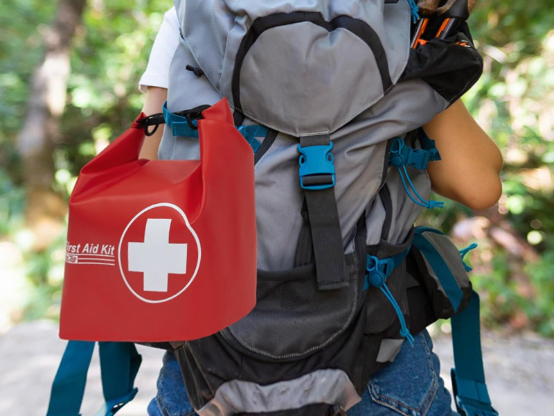 Waterproof first aid kit bag applications